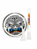 ⚔️👻 18'' 7mm Heavy Duty PHOENIX STAR Ghost Swordsman Beaker Bong - Unique Artist Design