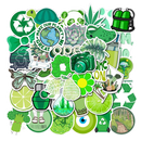 Assorted Water Proof Stickers 6packs Deal - 300 pcs non-repeating