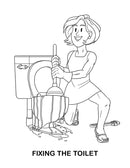 WoodRocket ADULTS DOING ADULT SHIT COLORING BOOK