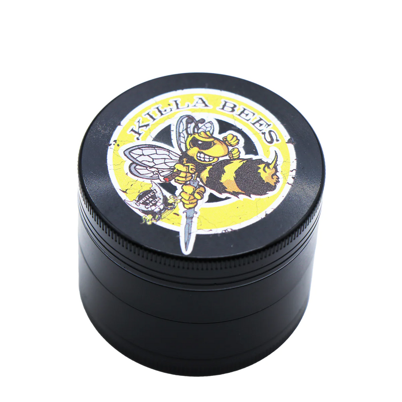 Protect Ya Neck Records - Killa Bees Coloured Logo, Licensed Metal Grinder - 56mm - 4-Piece