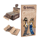 NEW - G-Rollz Cheech & Chong “Joint Venture” Unbleached KS Rolling Papers + Tips & Tray (16ct Display)