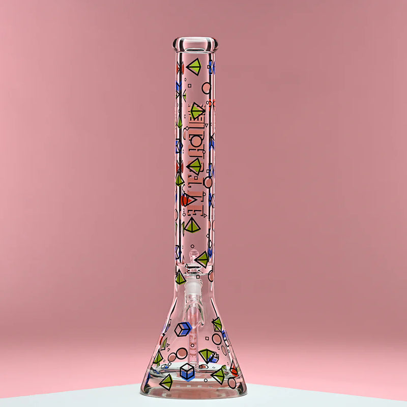 18” 9mm Castle Glassworks Shapes Beaker