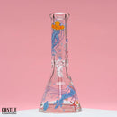 12” 9mm Castle Glassworks Jelly Fish Beaker