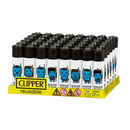 Clipper Classic Blue Babies Lighters - 48'S/Display