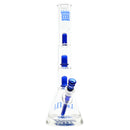 18" 7mm Castle Glassworks Double Showerhead Beaker