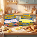 🧈🔥 5" X 1.5" Butter Squishy Stress Toy – 12pcs/ display box 🧈✨