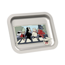 NEW - Weekend Everyday Artwork Metal Rolling Tray - Small 7" X 5.5"