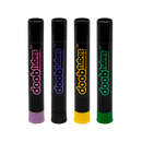 5" Doob Tubes Black with Multi Color Logo  - 25Pcs/Display