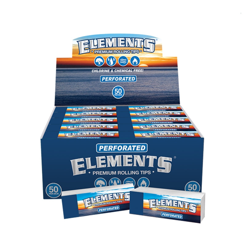 Elements Perforated Tips - 50 Packs/Box