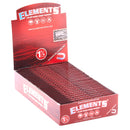 Elements Red 1 1/4 Rolling Papers with Magnetic Closure - 25 Packs/Box