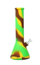 12" Silicone Water Pipe with Beaker Base