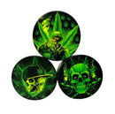 Skull & Leaf Design Grinder 50mm -  4-Piece Assorted Design