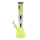 12" Water Pipe with Double Splashguard and Ice Catcher - Assorted color