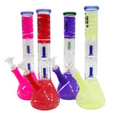 12" Water Pipe with Double Splashguard and Ice Catcher - Assorted color