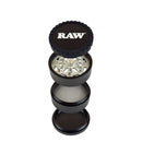 RAW Life 4 Piece Grinder V3 - Black