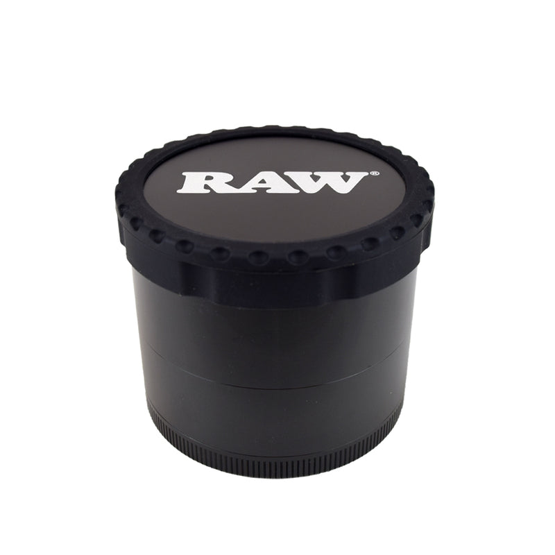 RAW Life 4 Piece Grinder V3 - Black