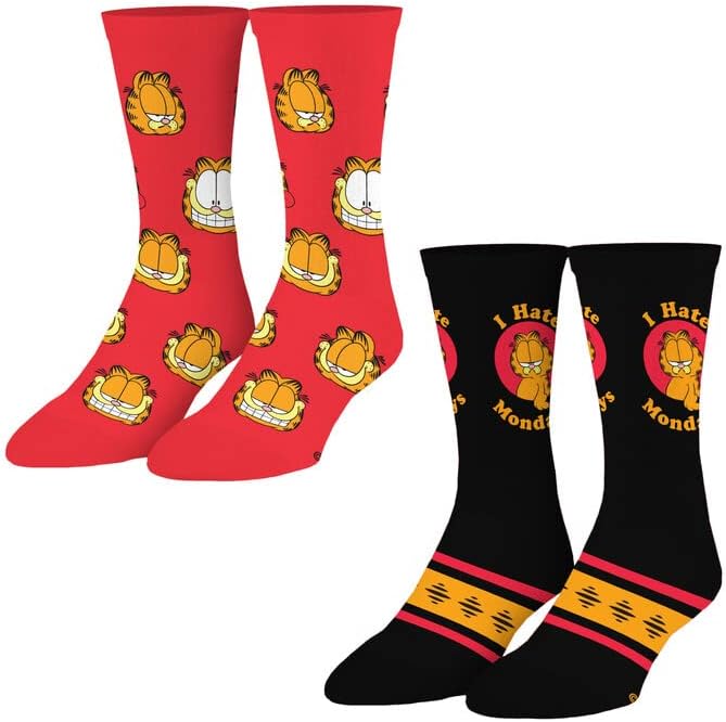Licensed 2pk Funky Socks - Garfield