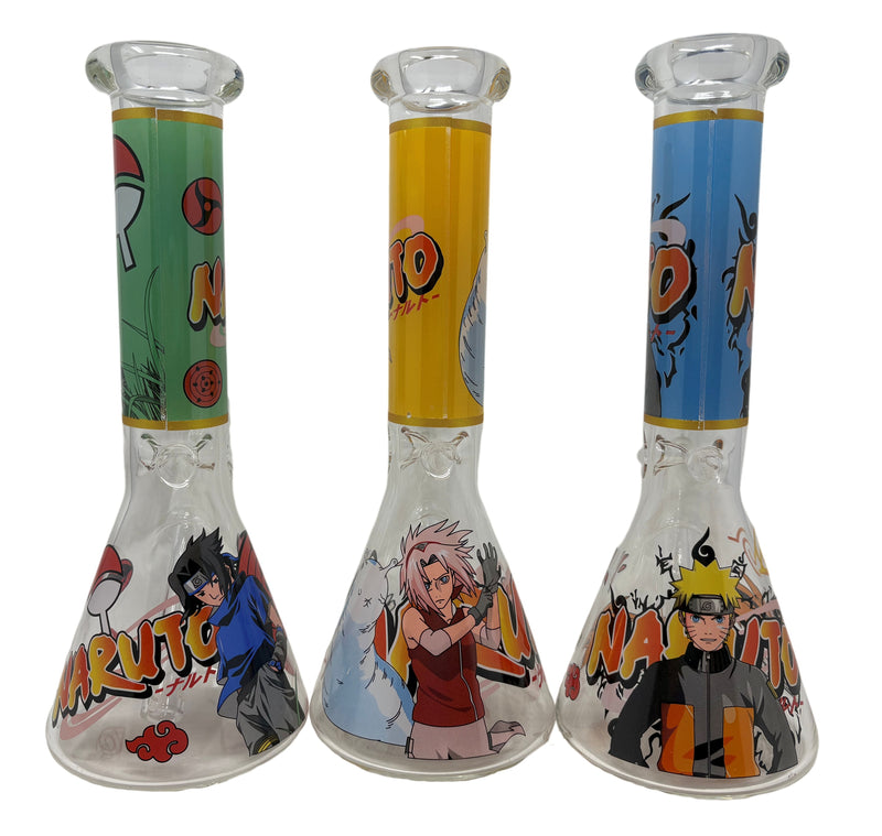 10" Naruto Beakers Water Pipe - Assorted Designs