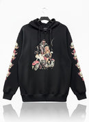 Unisex Graphic Streetwear Zip Hoodie - Outlaw Angel