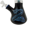 14" 7mm Infyniti Blue Cobra Beaker