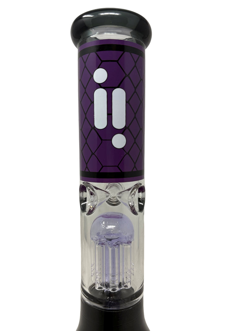 14" 7mm Infyniti Purple Cobra Beaker