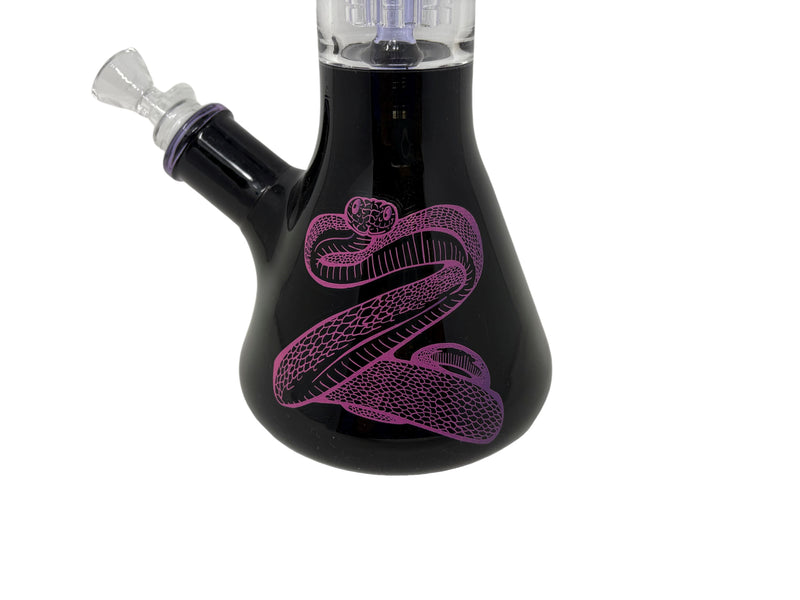 14" 7mm Infyniti Purple Cobra Beaker