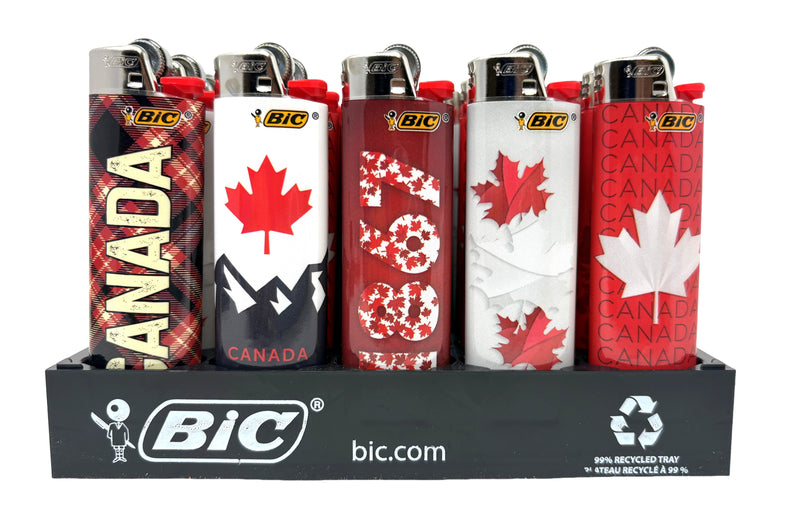 BIC Lighters Regular Classic Canadian Series - 50'S/Display