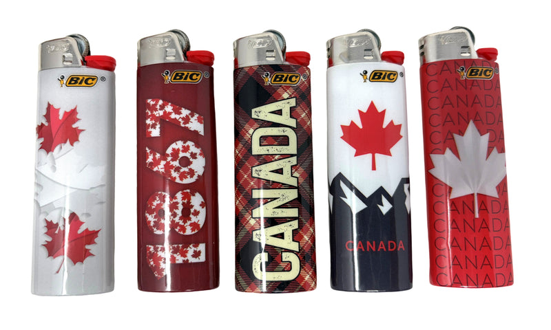 BIC Lighters Regular Classic Canadian Series - 50'S/Display