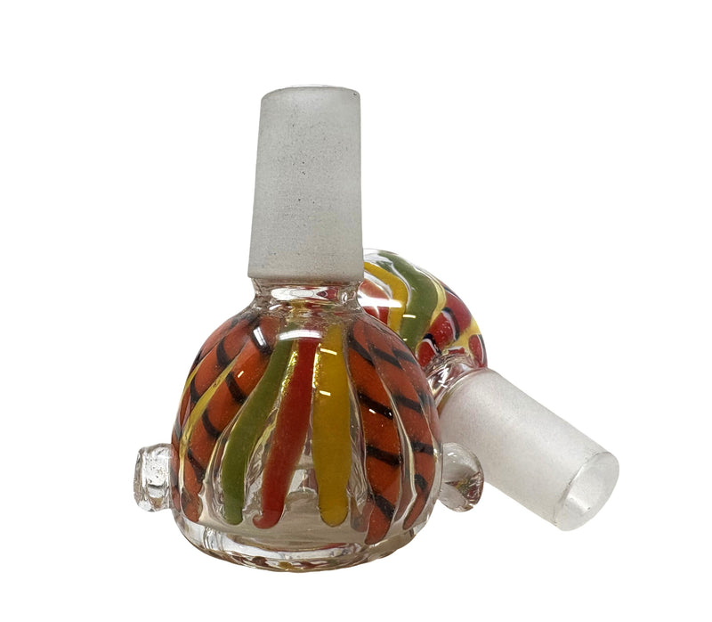 14mm Male Inline Bowl - Assorted Colour