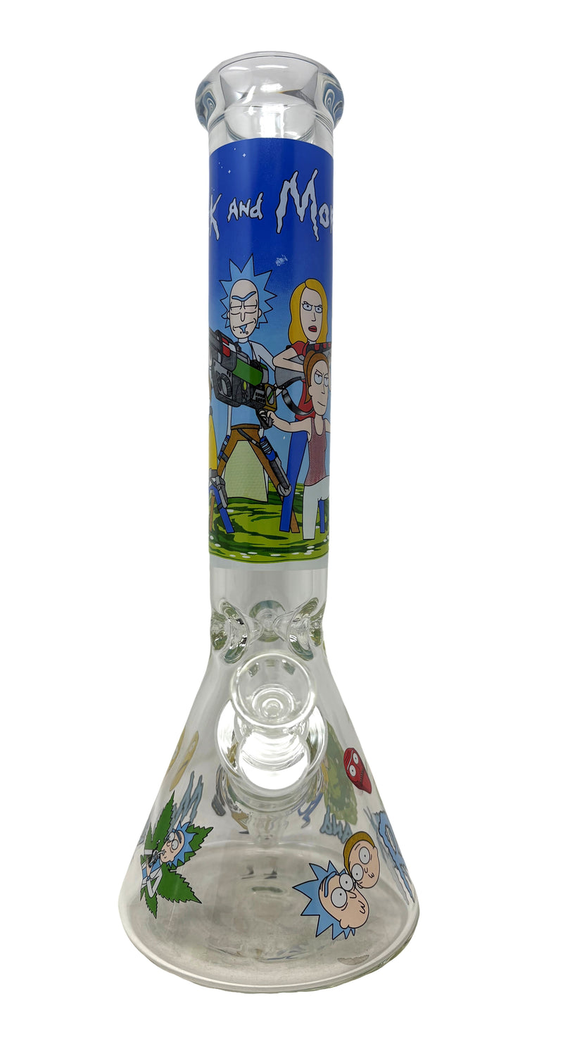 14" 7mm Pirate R&M Beaker Water Pipe