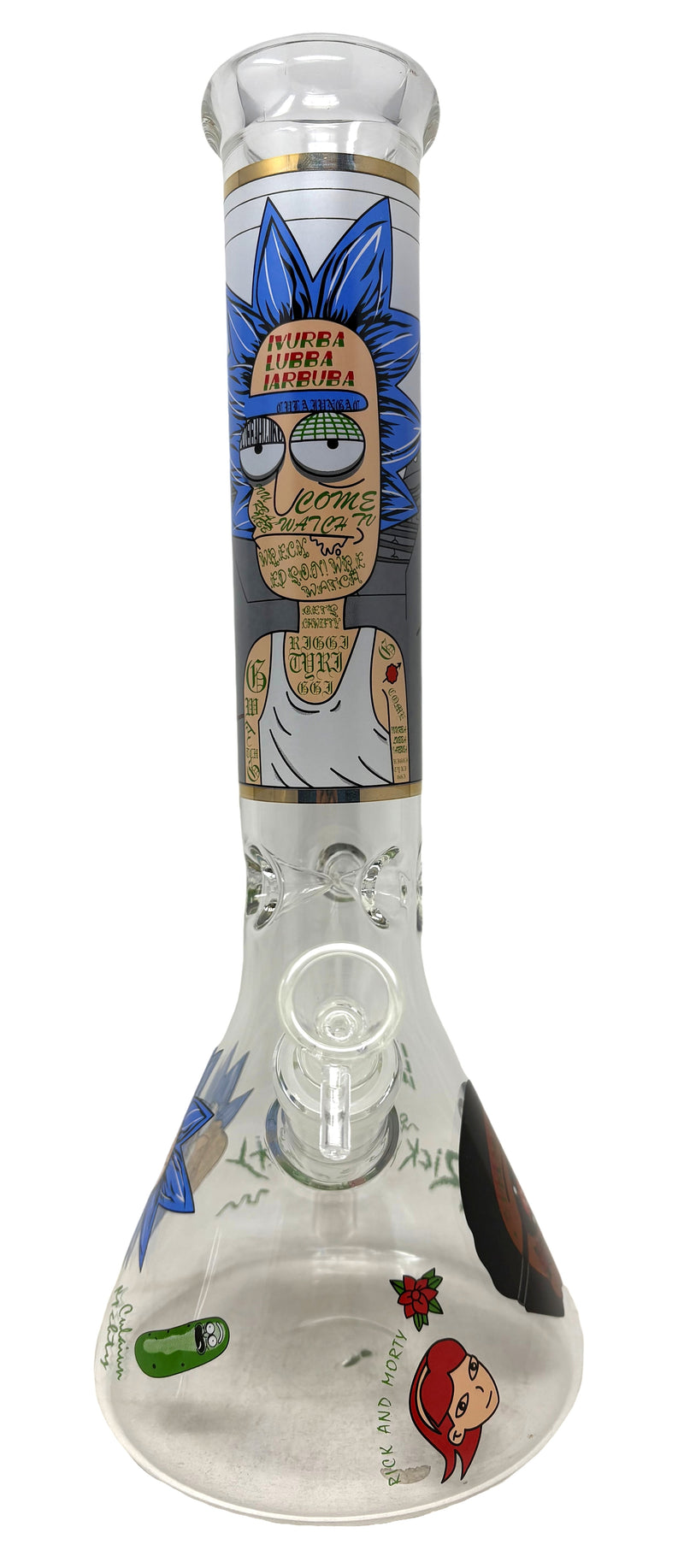 14" 7mm R&M Beaker Water Pipe