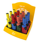 DUCO RUBIK JET  Rubberized Solid Colour  Single Torch Flame - 12 pcs/ Display