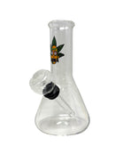 5" Clear Beaker base Water Pipe - Assorted Desgin