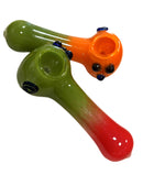 4.5" Colorful Points Glass Hand Pipe - Assorted Colour