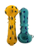 4.5 Dot Design Glass Hand Pipe - Assorted Colour