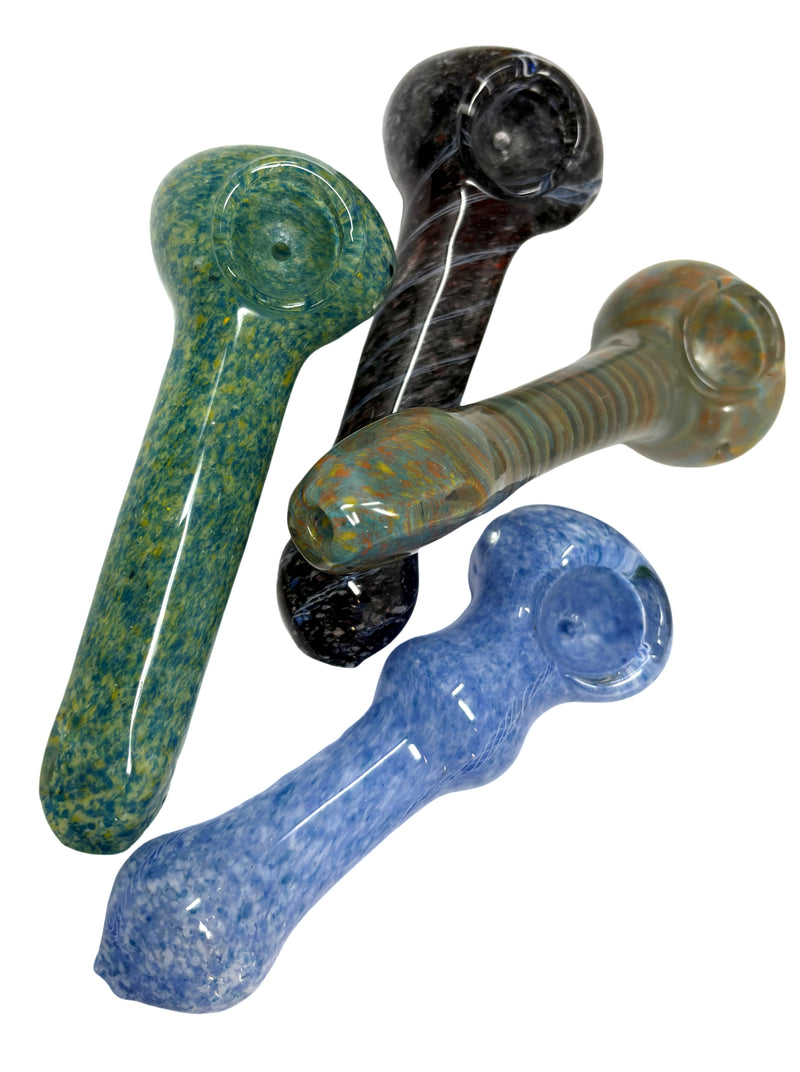 4.5 Heavy Glass Hand Pipe - Assorted Colour