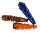 4.5 Leaf Design Glass Hand Pipe - Assorted Colour