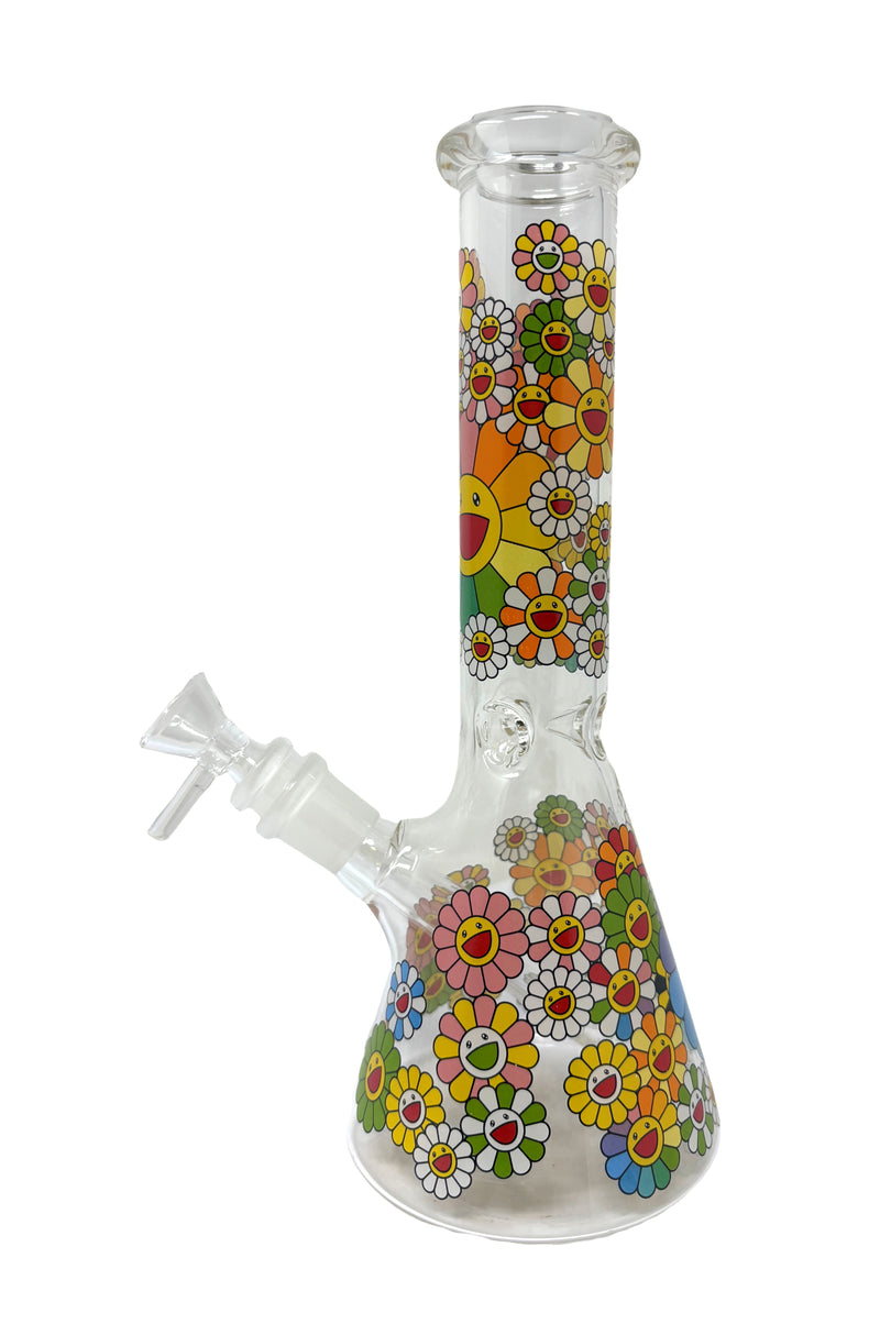 10" Sunflower Beaker Water Pipe - Assorted Design