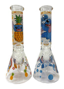 10" STITCE Beaker Water Pipe - Assorted Design