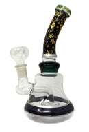 7.5" Waterpipe Curved Neck Color Trim Lip with Showerhead