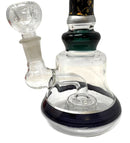 7.5" Waterpipe Curved Neck Color Trim Lip with Showerhead