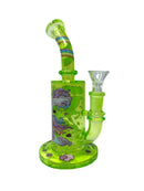 8" Neon Dream Pegasus Glass Water Pipe - Assorted design