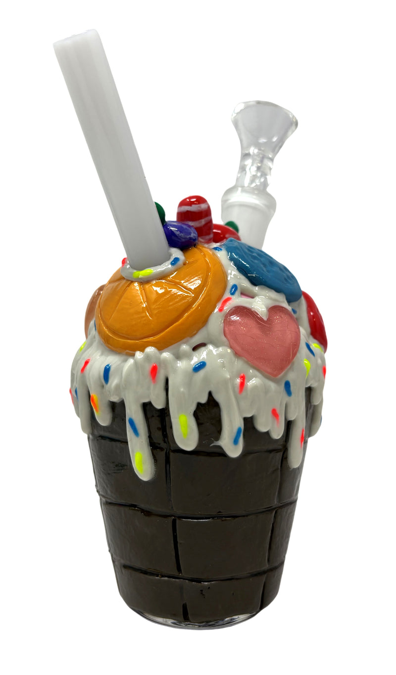 7" Sweet Treat Milkshake Water Pipe - Assorted design