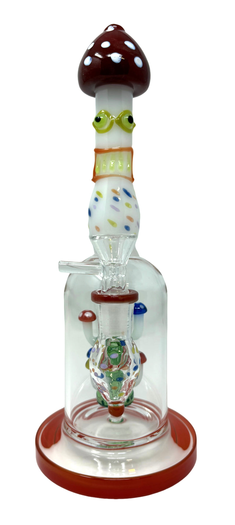 10" Mushroom Monster Perc Glass Water Pipe
