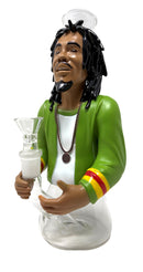 9" Rasta-Style Figurine Water Pipe