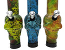 10" Graphic Series, Skull Fusion Acrylic Water Pipe - Assorted color