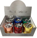 63mm 5-Layer Crank Handle Metal Grinder Display Set