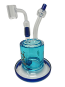 EC420 7" 5mm Freezable Glycerin Dab Rig with Banger