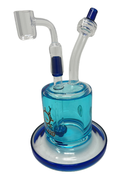 EC420 7" 5mm Freezable Glycerin Dab Rig with Banger