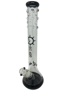 EC420 15.5" 7mm Glass Dots Beaker Water Pipe